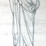 Disegno di Statua di San Bartolomeo Apostolo