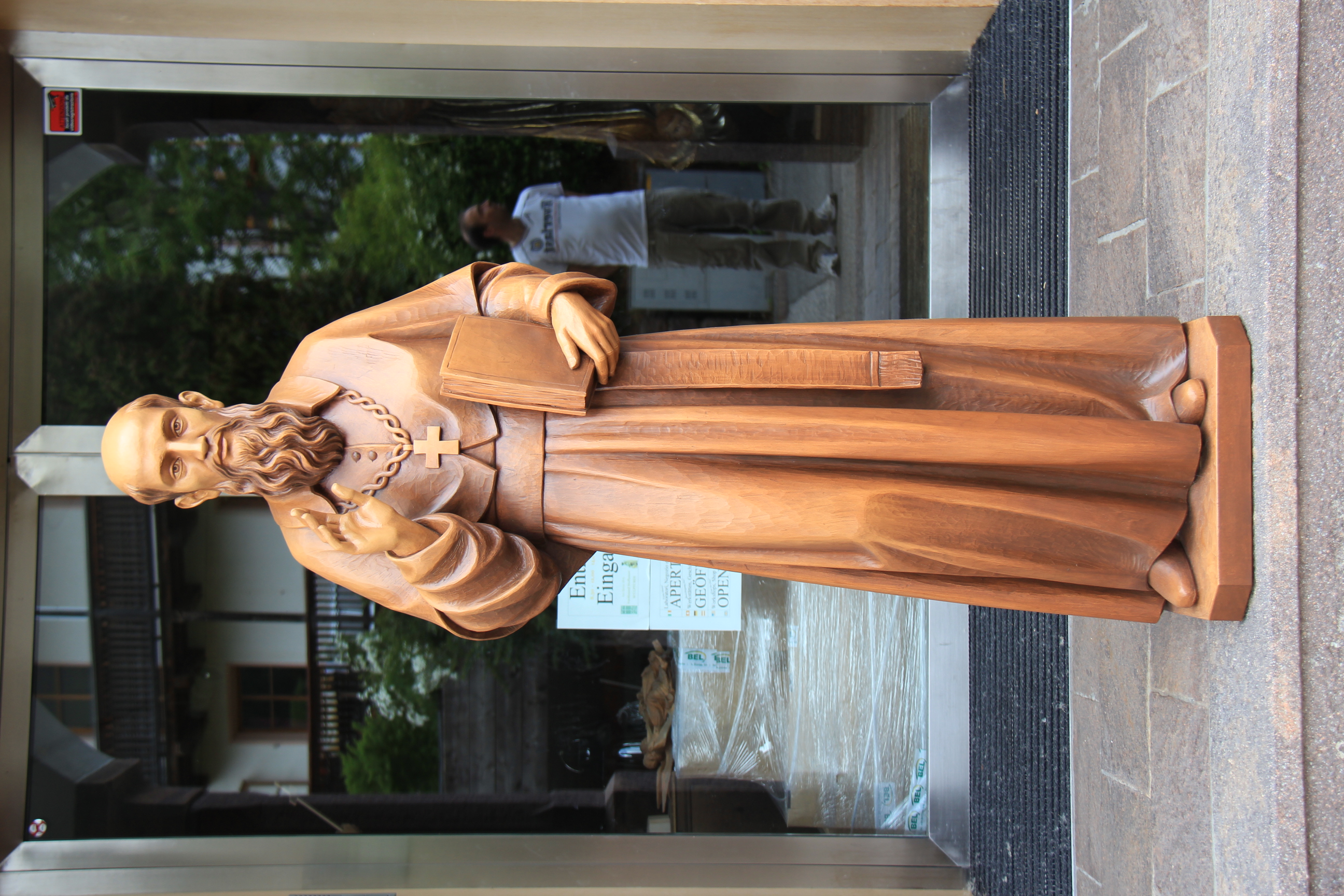 Statue of Saint Francis de Sales Ferdinand Stuflesser 1875